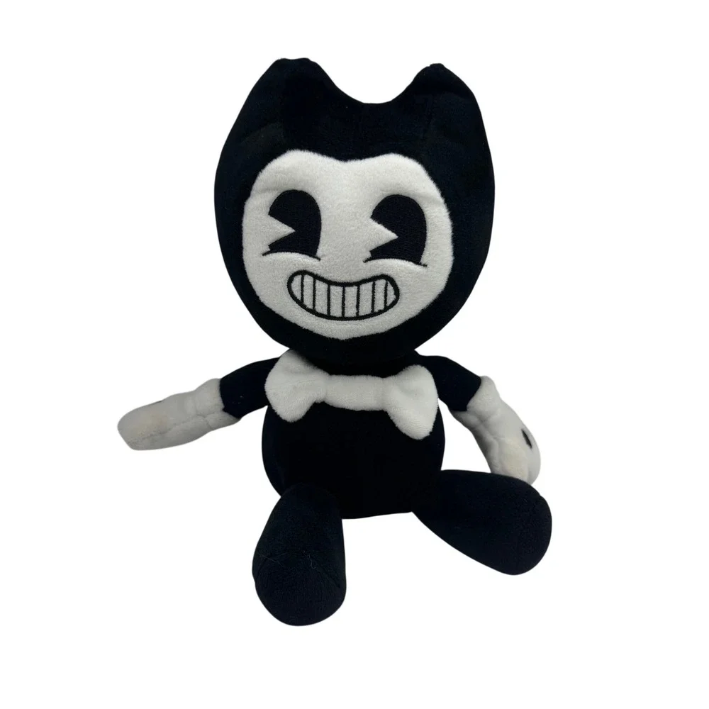 Bendy and the Ink Machine Plush PhatMojo Joey Drew Studios Black White 8.5